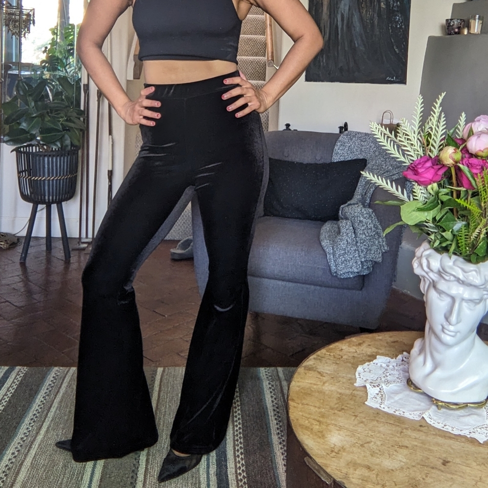Black Flared Women's Pants